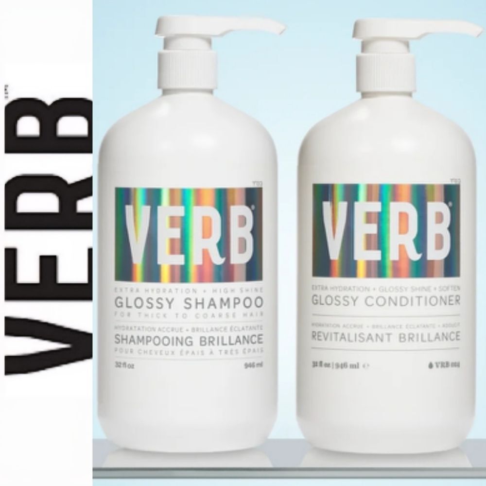 Verb Glossy Extra Hydrating Shampoo &‎ Conditioner Set